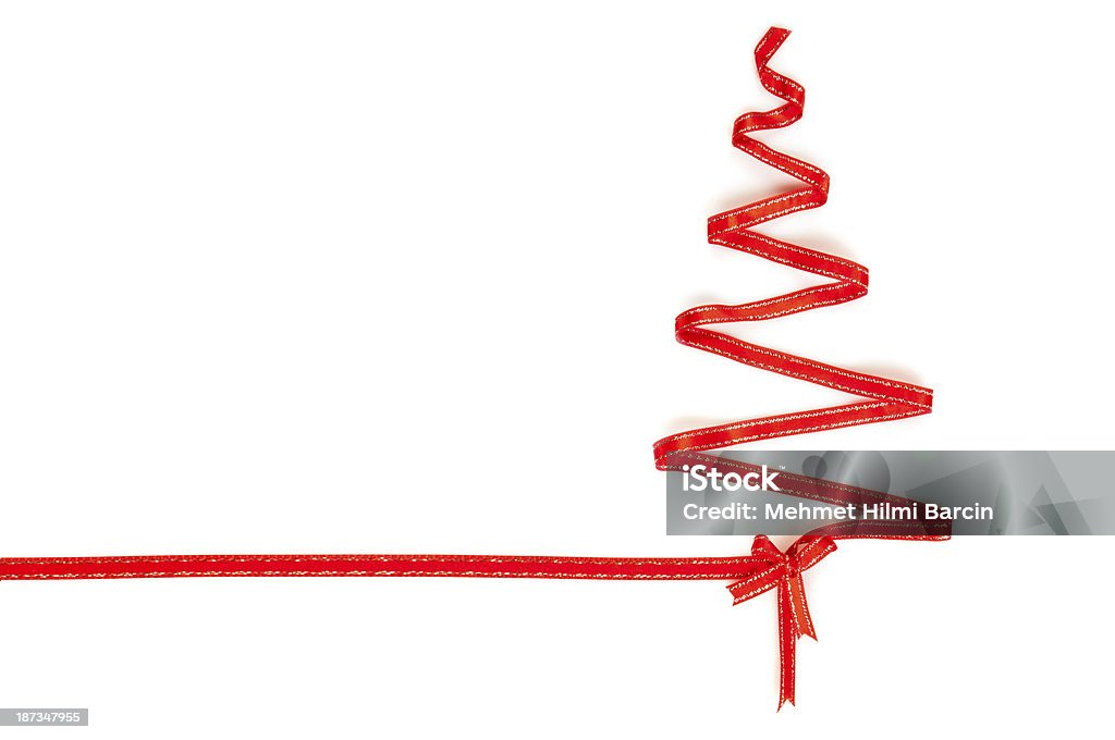 Ribbon árbol de navidad - Foto de stock de Espiral libre de derechos