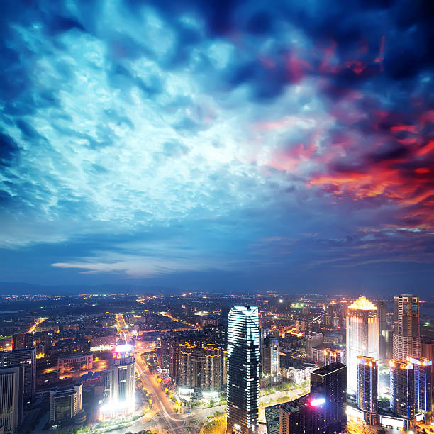 istock Bird view at Nanchang China 187349319