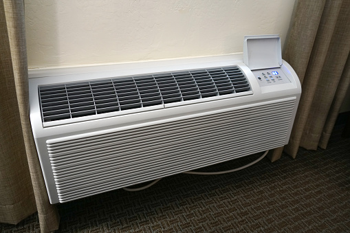 close up on air conditioner indoor