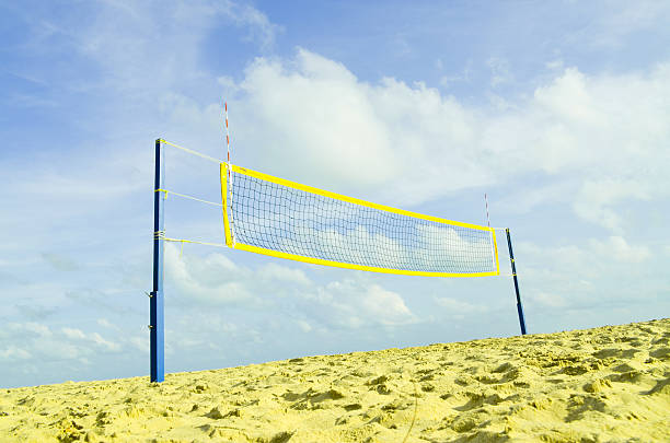 istock volleyball court on the beach 187349464