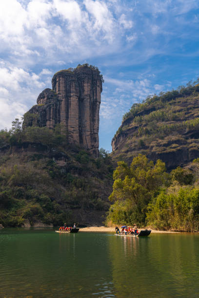 istock Wuyishan Yufu Peak, Fujian, China. Vertical image with copy space for text 1873509942