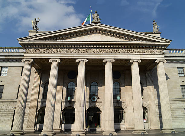 istock Front view of the General Post Office building in Dublin 187351467