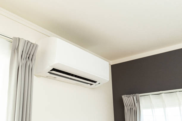 istock Air conditioner installed in the room. 1873538277