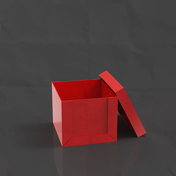 istock thinking outside the box on dark crumpled paper as concept 187354082