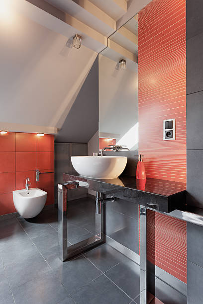 istock White vessel sink in bathroom 187354525