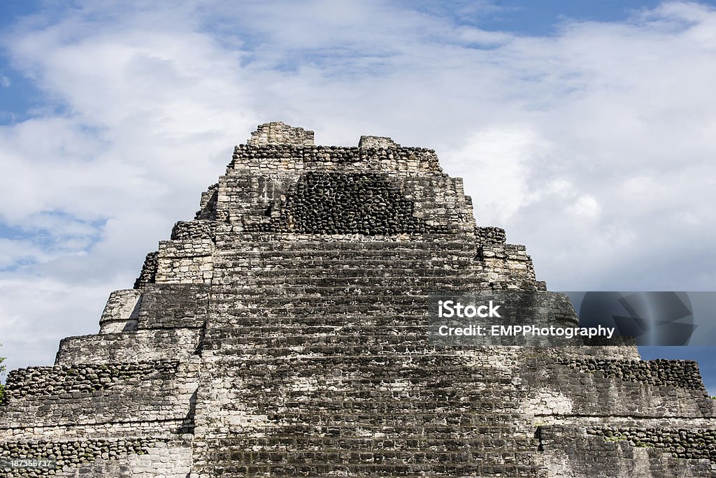 Vista de topo Chacchoben Ruínas maia - Royalty-free América Latina Foto de stock