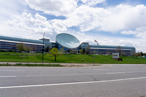 Maxar headquarters in Westminster, Colorado, USA, on May 17, 2023. Maxar Technologies Inc. is a space technology company.