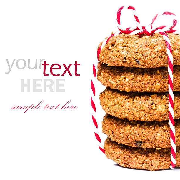 istock Christmas cookies with festive decoration isolated  on white bac 187356221