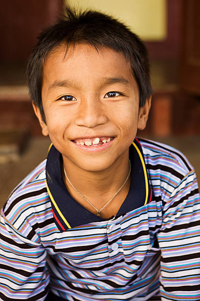 istock Portrait of Burmese little boy 187356485