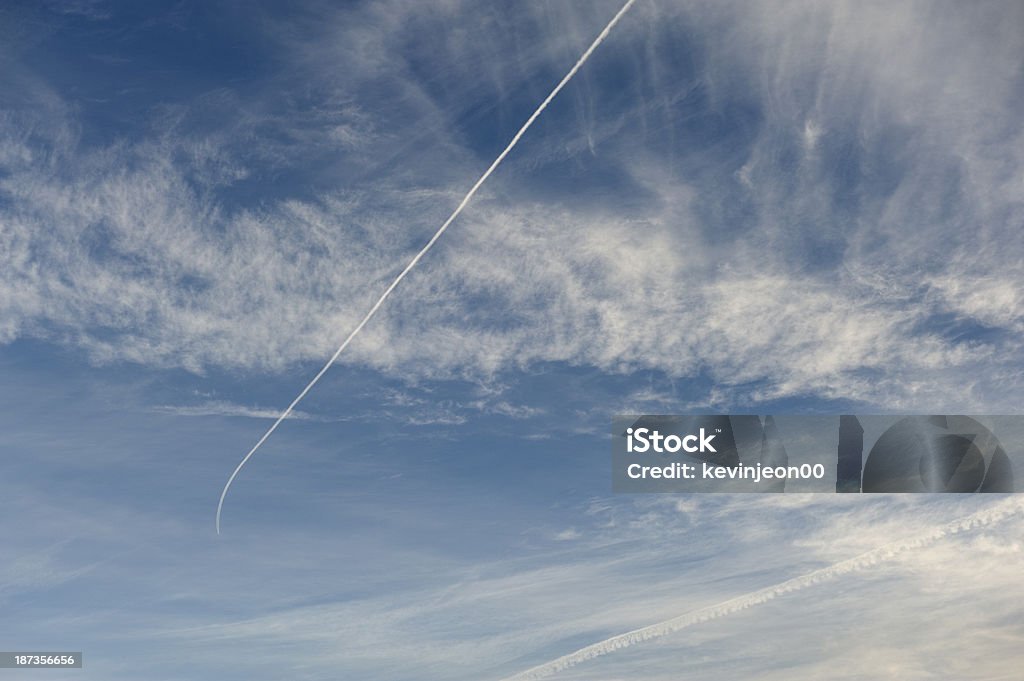 Fios Nuvem céu de fundo - Royalty-free Ao Ar Livre Foto de stock
