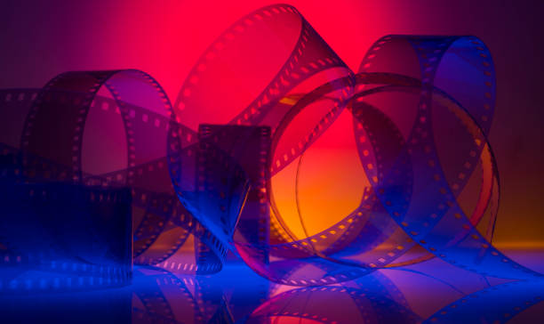 real film for cinema background