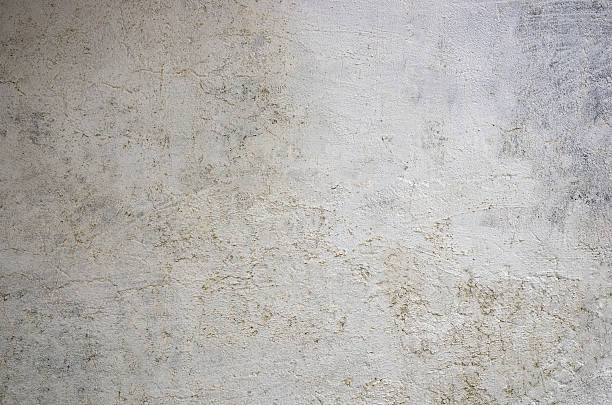 ホワイトのコンクリートの壁の背景 - stucco wall textured textured effect ストックフォトと画像