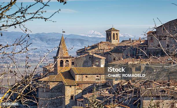 Anghiari Cityscape Tuscany Italy Stock Photo - Download Image Now - Ancient, Anghiari, Architecture