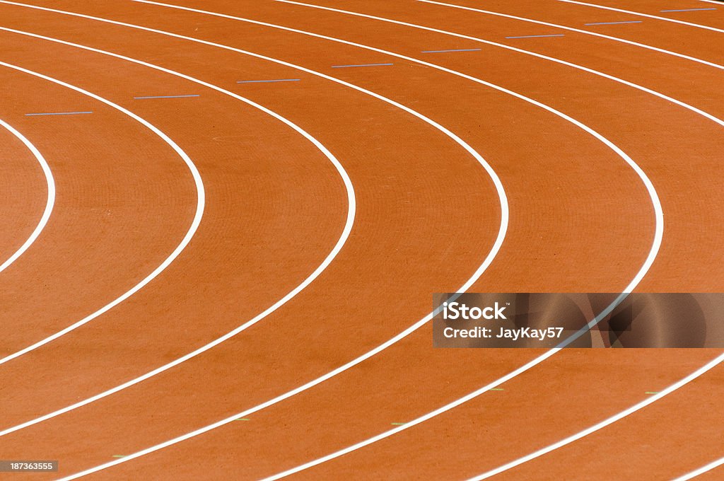 Pista da corsa - Foto stock royalty-free di Angolo - Descrizione