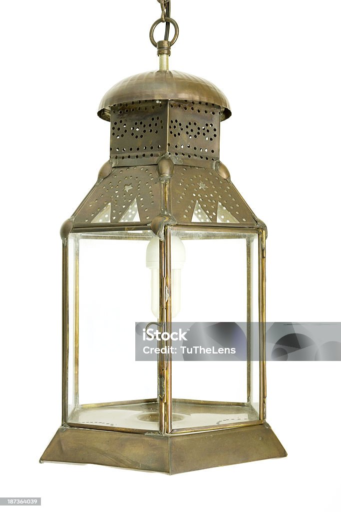 Marrocos lampião de metal antiga - Foto de stock de Complexidade royalty-free