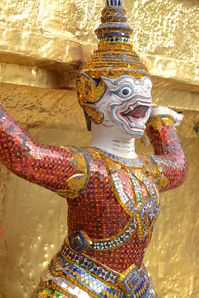 istock giant Statue in Wat Phra Kaew 187364344