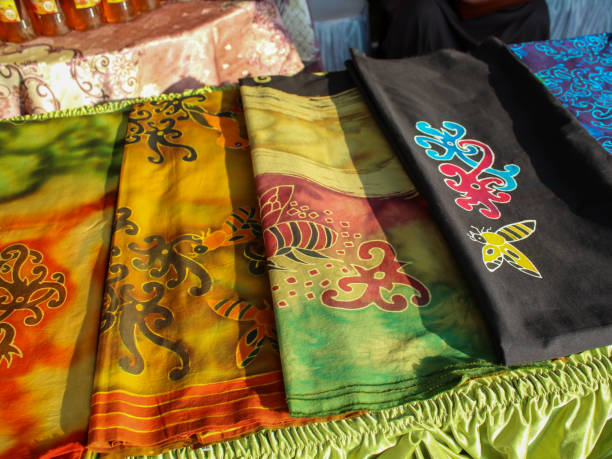 istock Various types of Batik Kalimantan. 1873643757