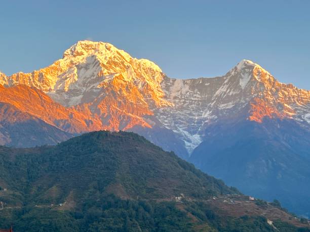 istock The himalayas at dawn looks like gold 1873648928