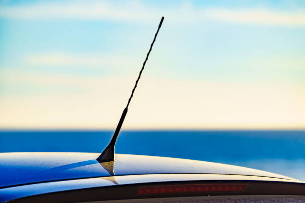 istock Car radio antenna 1873694022