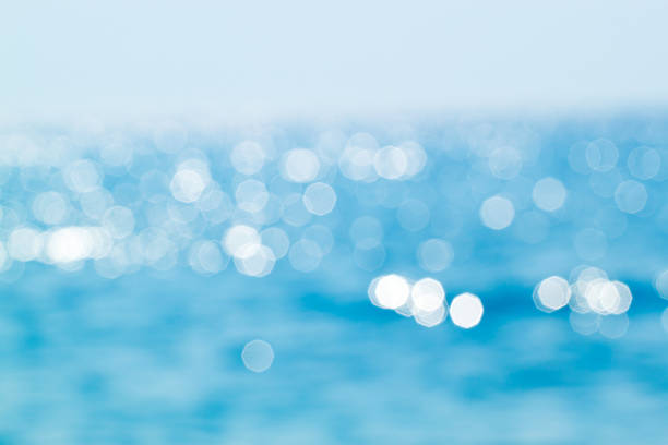 istock Abstract blue sea bokeh for background use 187370756