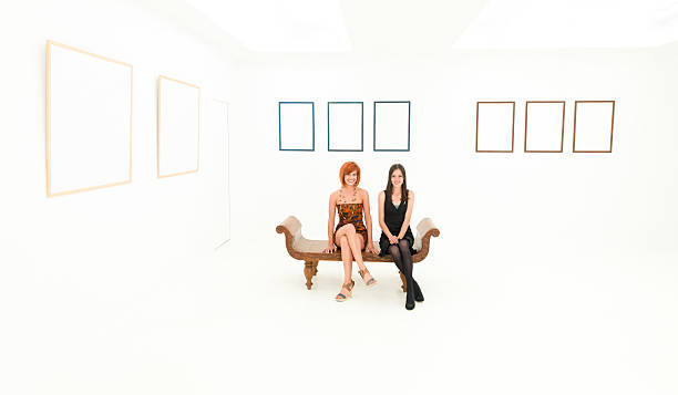 istock happy women in art gallery 187371049