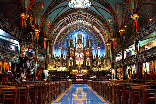 istock Notre-Dame Basilica in Montreal 187373129