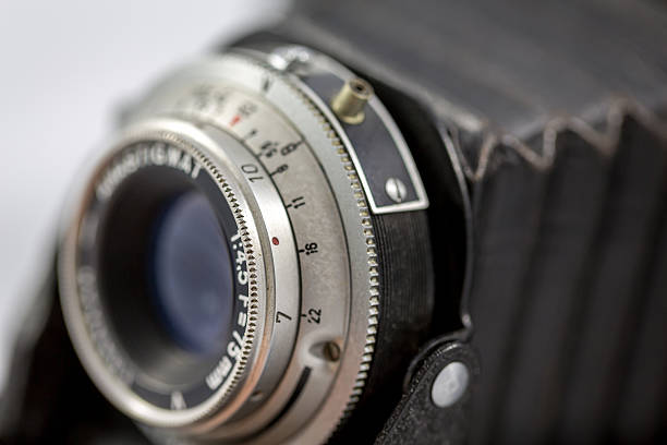 istock Close-up of old camera 187373292