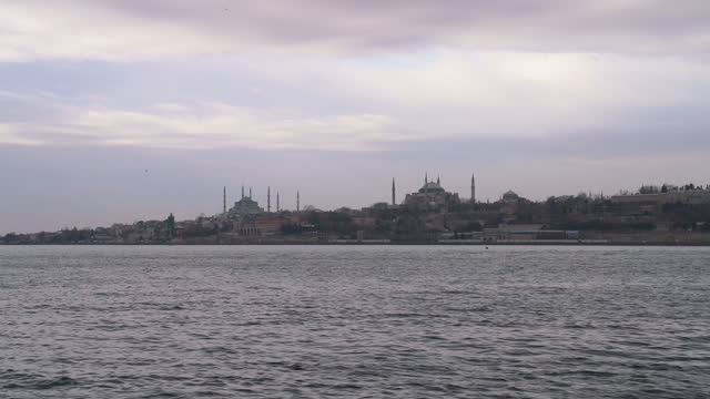 Hagia Sophia And The Blue Mosque From Bosphorus