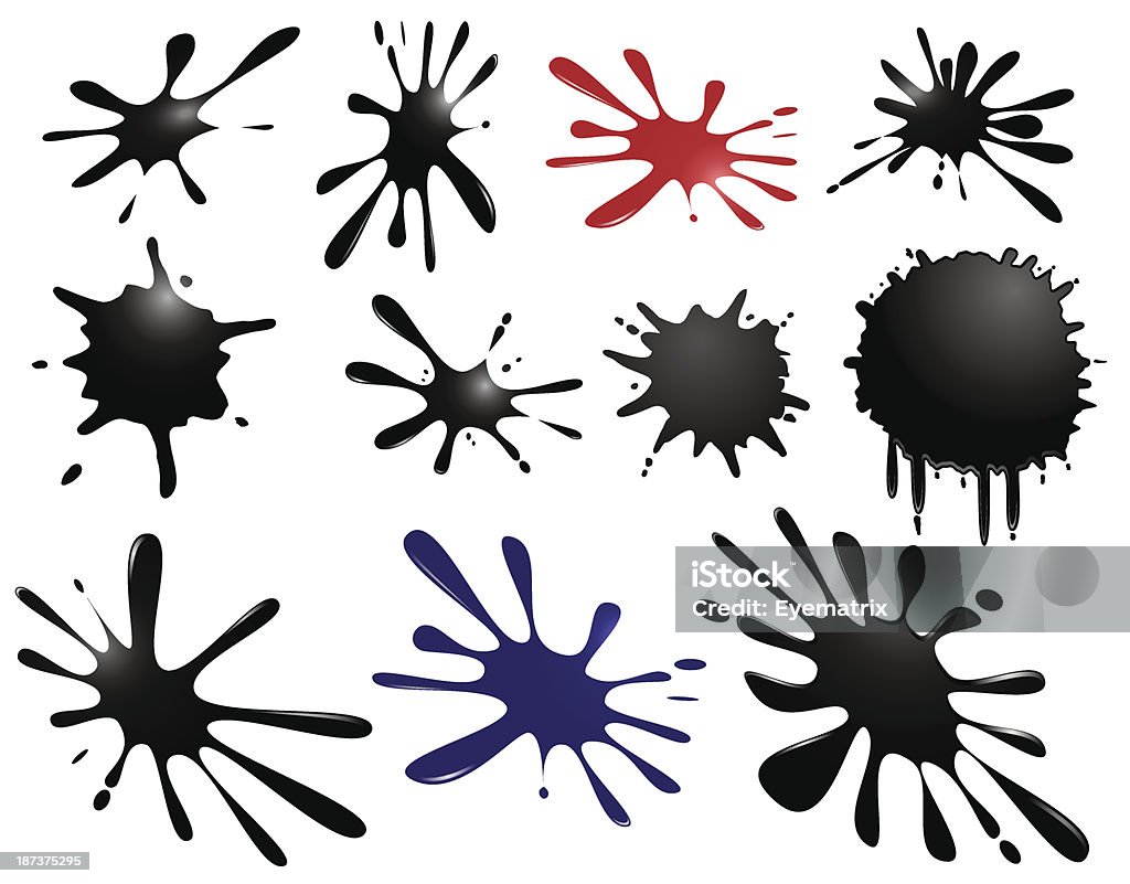 Graphics Ink Spots Ink Spots Stock Illustration - Download Image Now - Blob, Comic Book ...