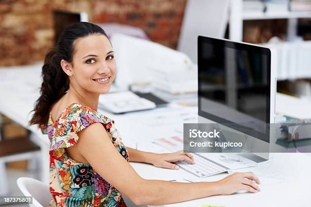 I Love Every Minute Of This Job Stock Photo - Download Image Now - Adult, Adults Only, Beautiful People