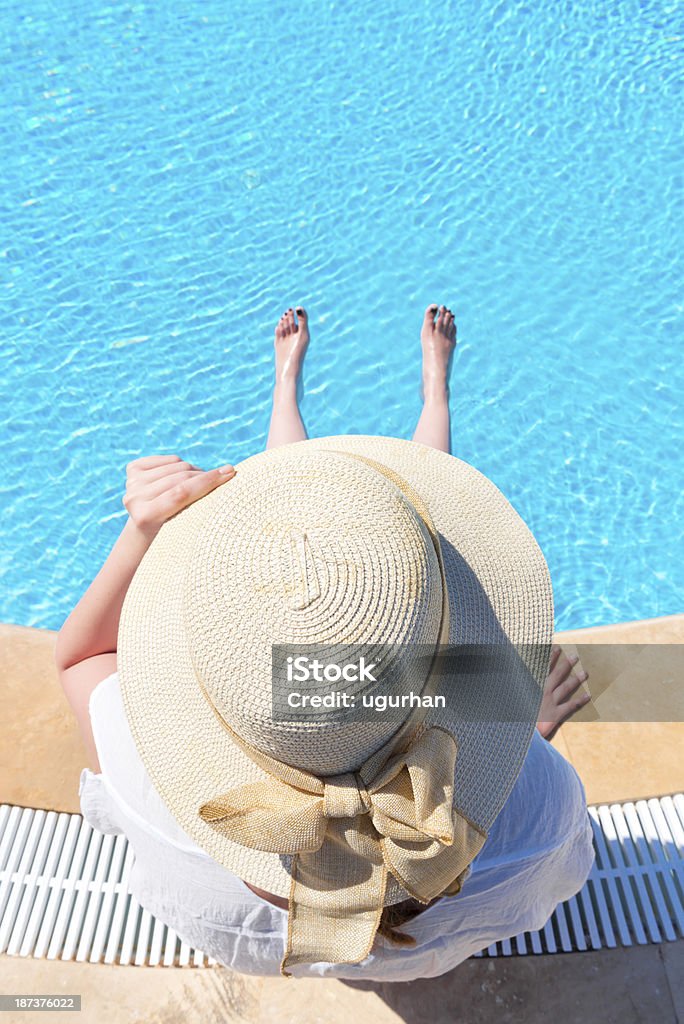 Swimmingpool pool - Lizenzfrei Blau Stock-Foto
