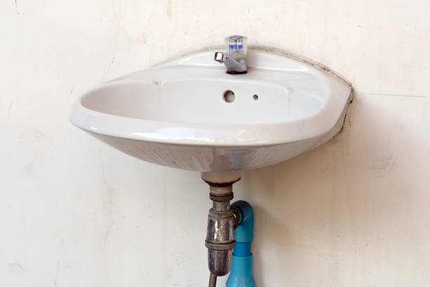 A faucet in a bathroom