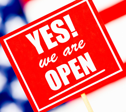 US Government Shutdown: YES! We Are Open