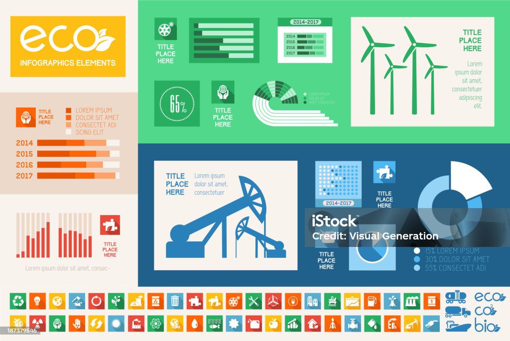 Oil Industry Infographic Template Oil Industry Infographic Elements. Plus Icon Set. Vector Illustration EPS 10. Analyzing stock vector