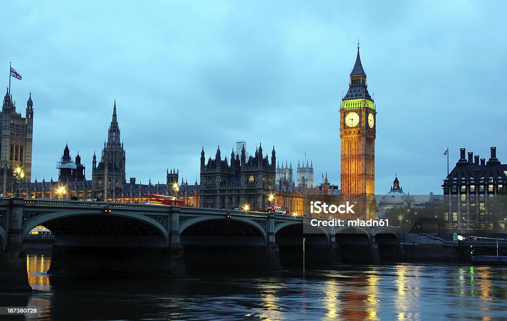 Londres à noite - Royalty-free Anoitecer Foto de stock