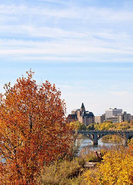 istock Downtown Saskatoon with Autumn Colors 187382003