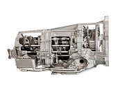 Photograph of a car transmission
