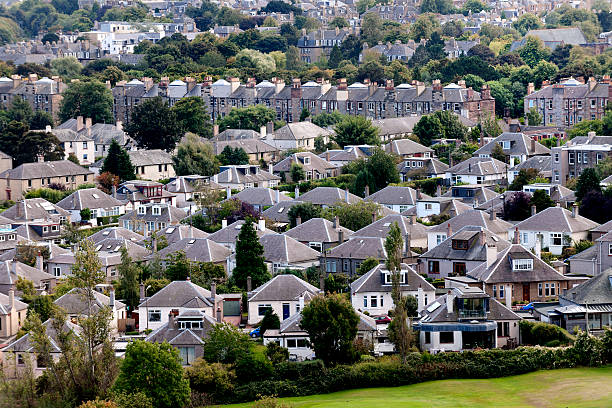 istock suburbs of Edinburgh Scotland 187385308