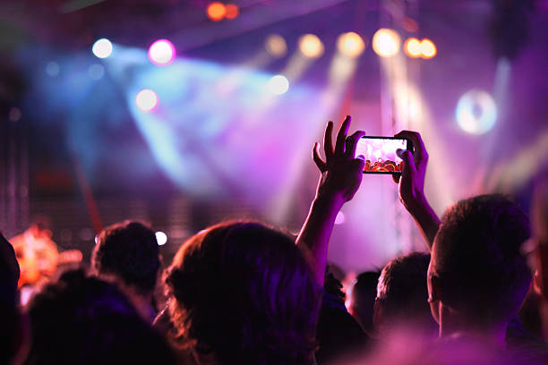 istock Taking picture at a music concert 187385885