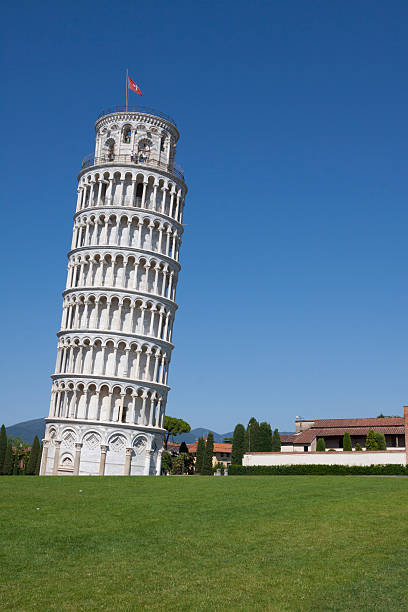 torre de pisa, toscana, italia - stone textured italian culture textured effect fotografías e imágenes de stock