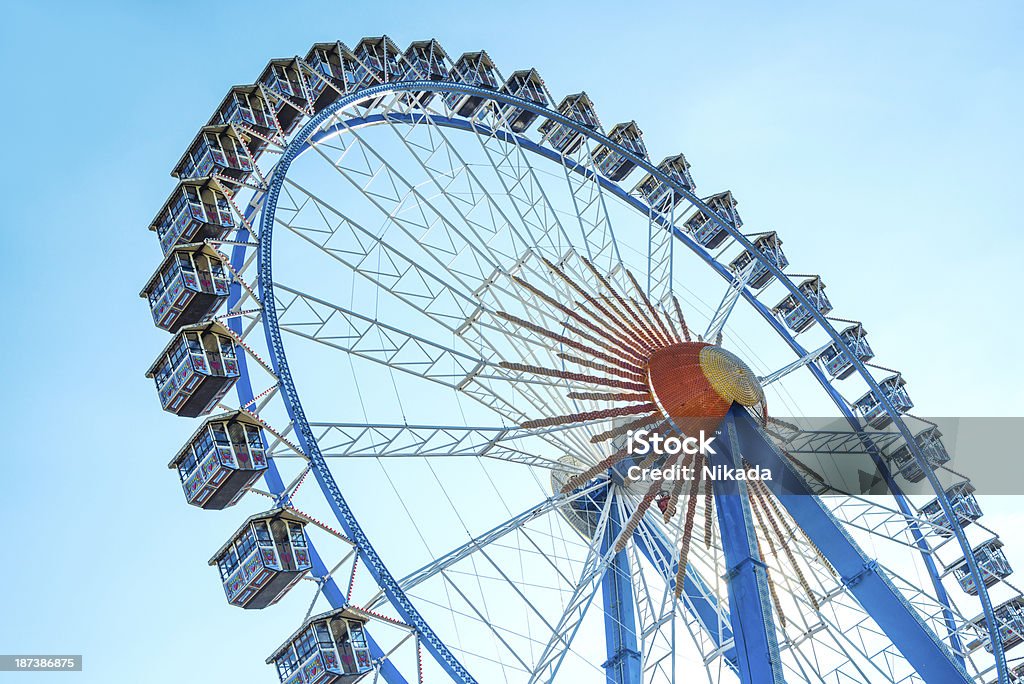 Grande ruota all'Oktoberfest - Foto stock royalty-free di Alto