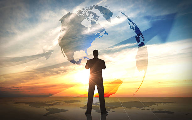 istock Global Business leader silhouettes 187386952