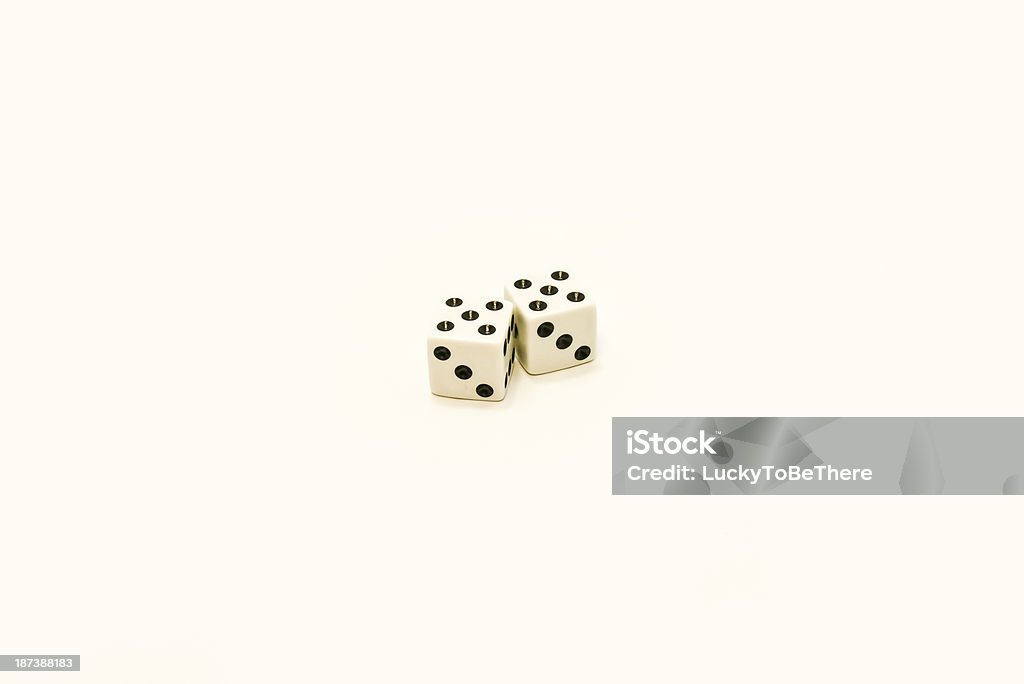 Two number 5 Dices Dice Stock Photo