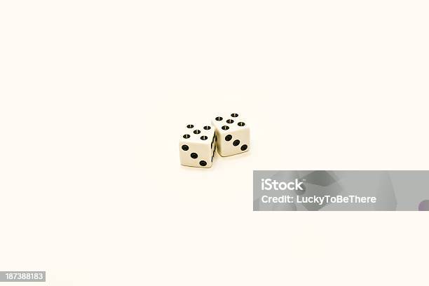 Two Number 5 Dices Stock Photo - Download Image Now - Dice, Number 10, Board Game