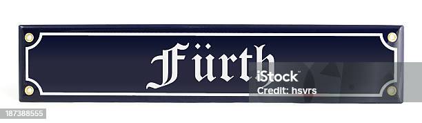 Street Sign Fürth Stock Photo - Download Image Now - Bavaria, Blue, City