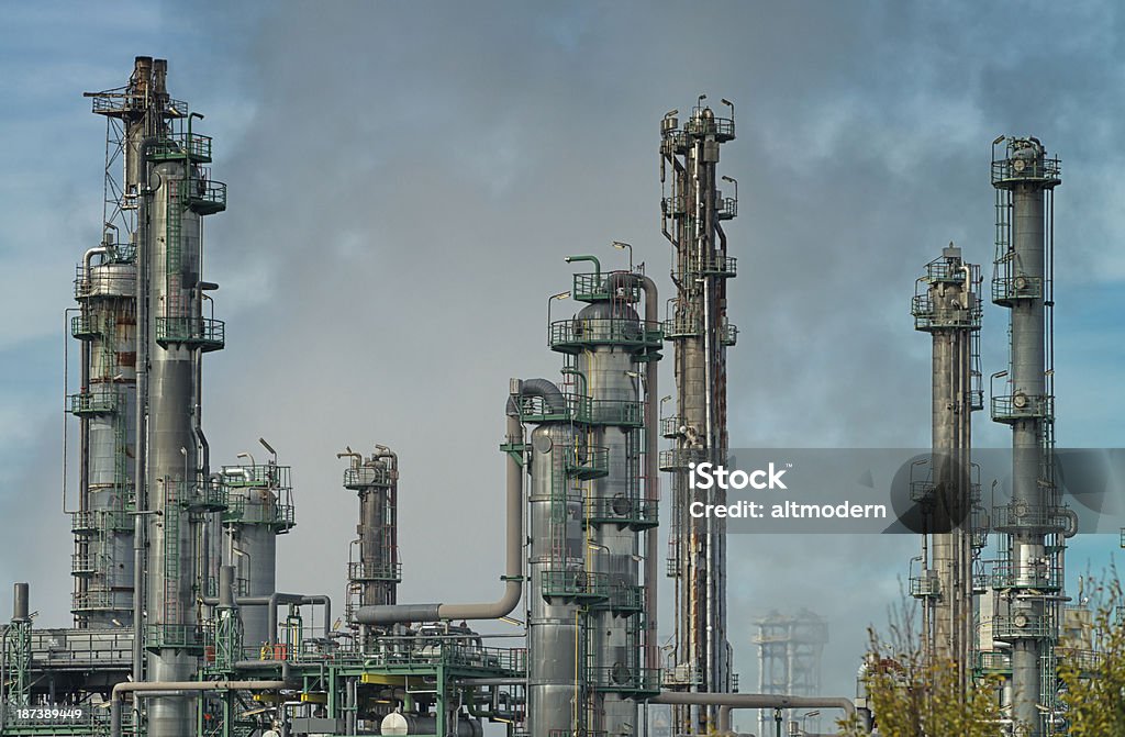 Industria petrolifera - Foto stock royalty-free di Acciaio