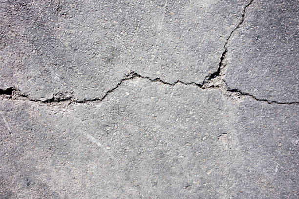 Concrete Crack stock photo