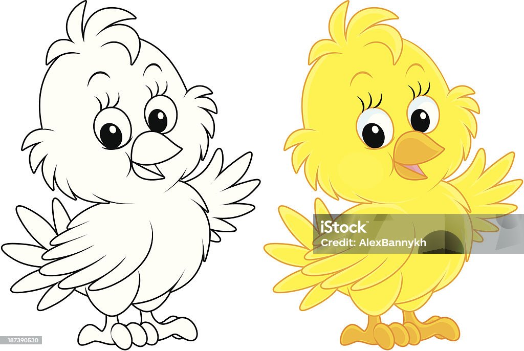 Chick - arte vettoriale royalty-free di Animale