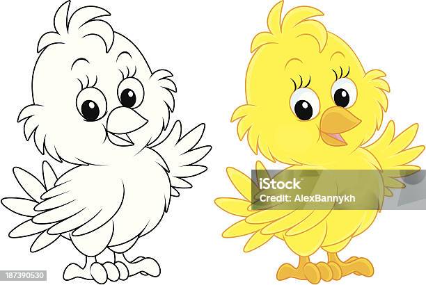 Chick - Stockowe grafiki wektorowe i więcej obrazów Bez ludzi - Bez ludzi, Clip Art, Czarno biały