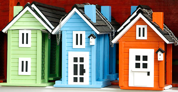 istock Toy model houses. 187391668